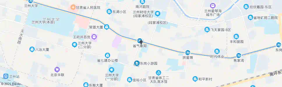 兰州劳动大厦_公交站地图_兰州公交_妙搜公交查询2025
