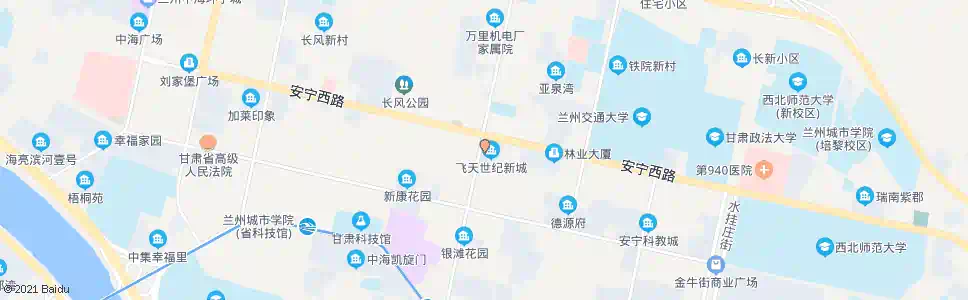兰州费家营站_公交站地图_兰州公交_妙搜公交查询2025