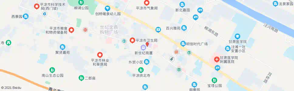 平凉新民路_公交站地图_平凉公交_妙搜公交查询2025