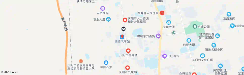 庆阳汽车西站_公交站地图_庆阳公交_妙搜公交查询2025