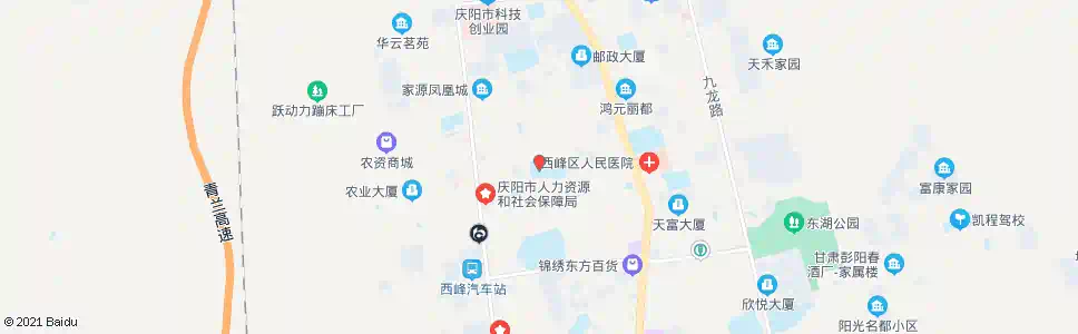 庆阳新建小学_公交站地图_庆阳公交_妙搜公交查询2025