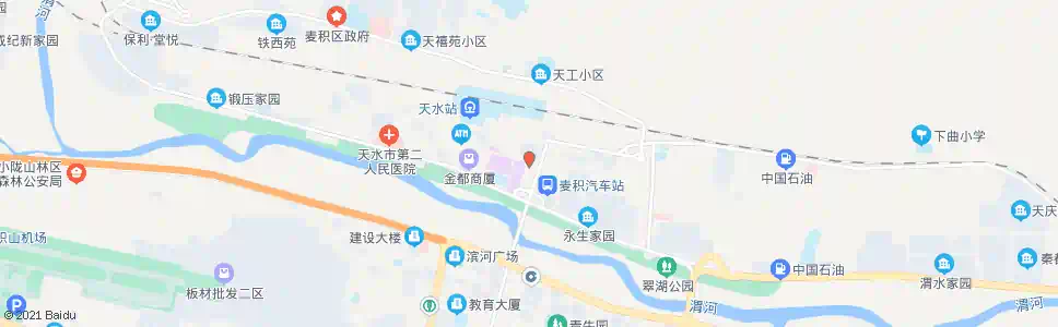 天水亚太购物中心_公交站地图_天水公交_妙搜公交查询2025