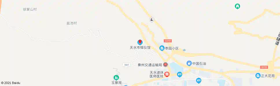 天水殡仪馆_公交站地图_天水公交_妙搜公交查询2025