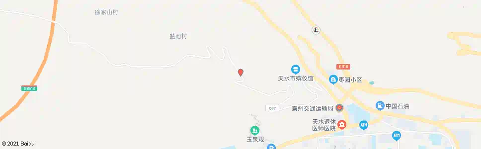 天水嘉秀山庄_公交站地图_天水公交_妙搜公交查询2025
