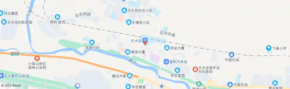 天水广场_公交站地图_天水公交_妙搜公交查询2025