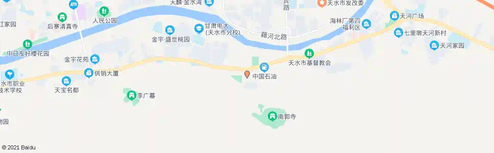 天水南郭寺_公交站地图_天水公交_妙搜公交查询2025