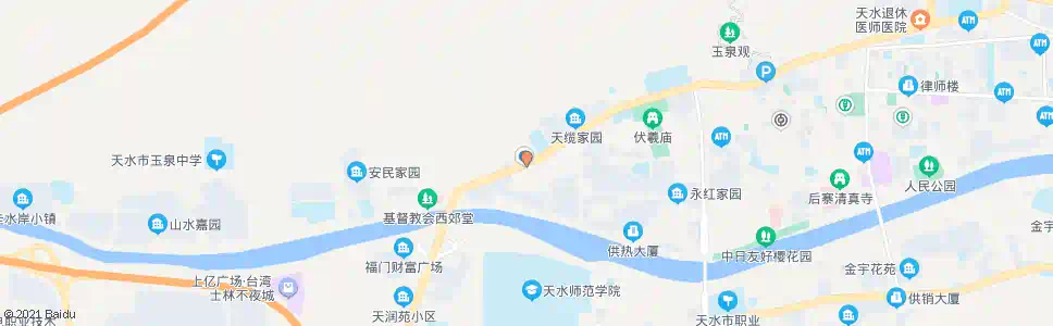 天水电缆厂_公交站地图_天水公交_妙搜公交查询2025