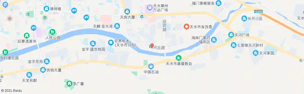 天水迎宾桥北_公交站地图_天水公交_妙搜公交查询2025