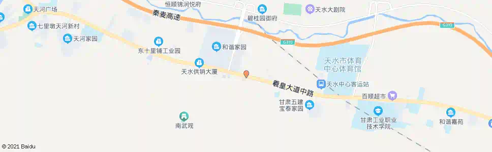 天水二一九_公交站地图_天水公交_妙搜公交查询2025