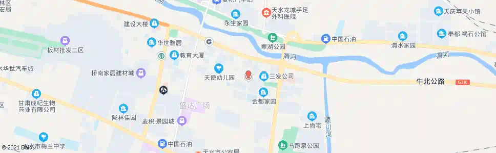 天水电厂生活区_公交站地图_天水公交_妙搜公交查询2025