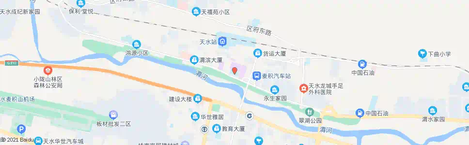 天水道南小学_公交站地图_天水公交_妙搜公交查询2025