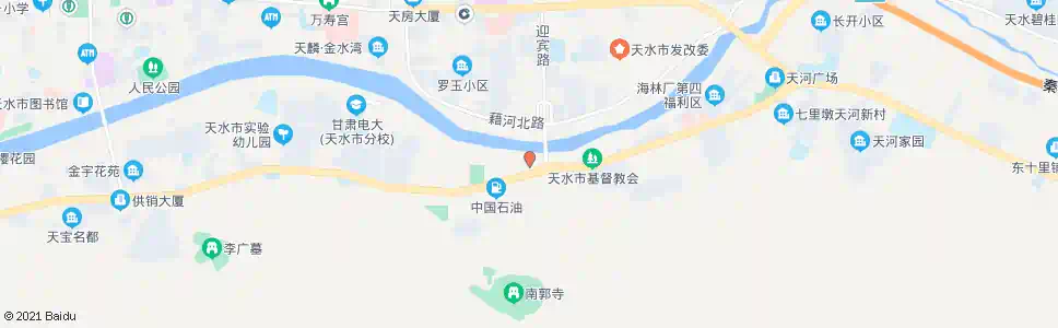 天水迎宾桥南_公交站地图_天水公交_妙搜公交查询2025