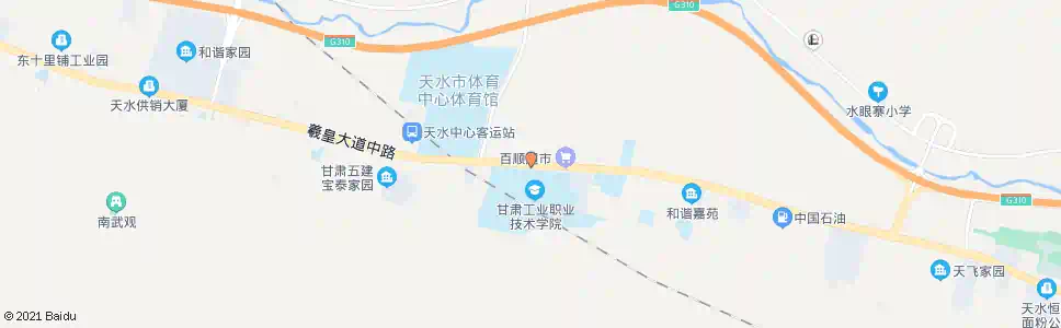 天水省工学院_公交站地图_天水公交_妙搜公交查询2025