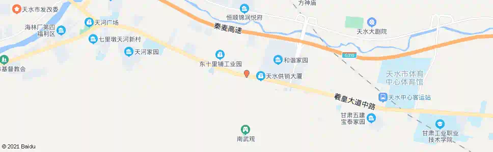 天水酒厂_公交站地图_天水公交_妙搜公交查询2025
