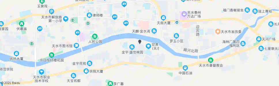 天水省税校_公交站地图_天水公交_妙搜公交查询2025