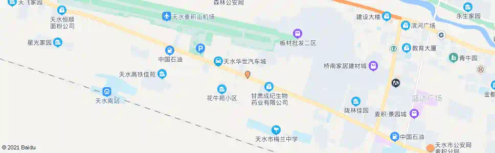 天水花牛村_公交站地图_天水公交_妙搜公交查询2025