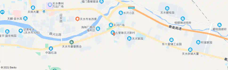 天水天河小区_公交站地图_天水公交_妙搜公交查询2025