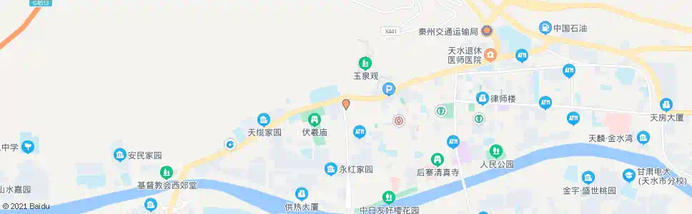天水聚宝盆_公交站地图_天水公交_妙搜公交查询2025