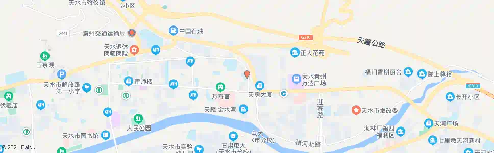 天水建三小学_公交站地图_天水公交_妙搜公交查询2025