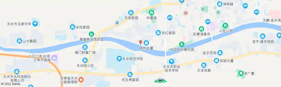 天水城区交警大队_公交站地图_天水公交_妙搜公交查询2025