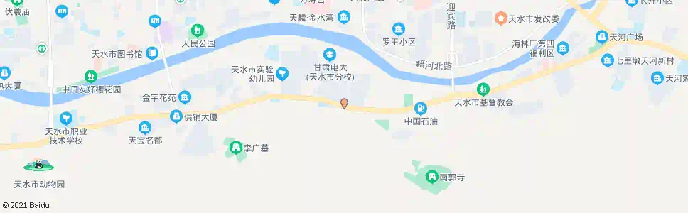 天水天庆嘉园_公交站地图_天水公交_妙搜公交查询2025
