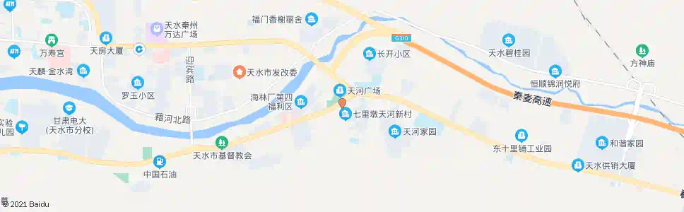天水消防队_公交站地图_天水公交_妙搜公交查询2025
