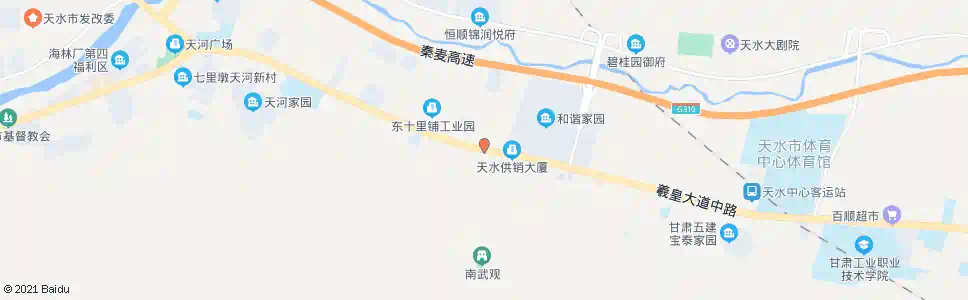 天水天河酒厂_公交站地图_天水公交_妙搜公交查询2025