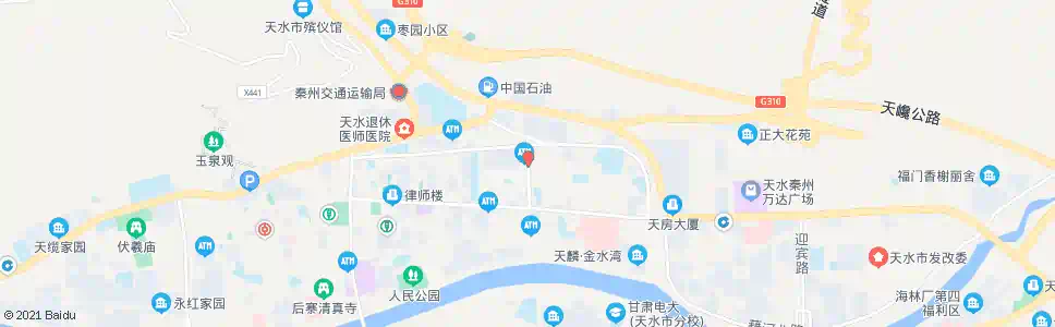天水北园子_公交站地图_天水公交_妙搜公交查询2025