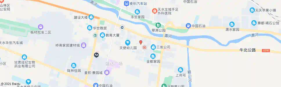 天水桥南派出所_公交站地图_天水公交_妙搜公交查询2025