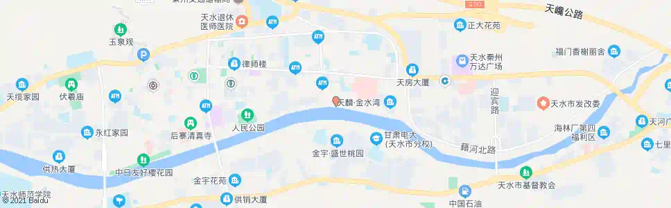 天水藉滨桥北_公交站地图_天水公交_妙搜公交查询2025