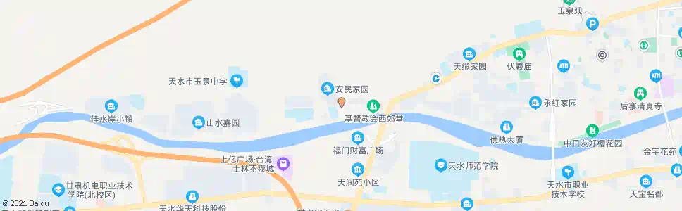 天水省建五公司_公交站地图_天水公交_妙搜公交查询2025