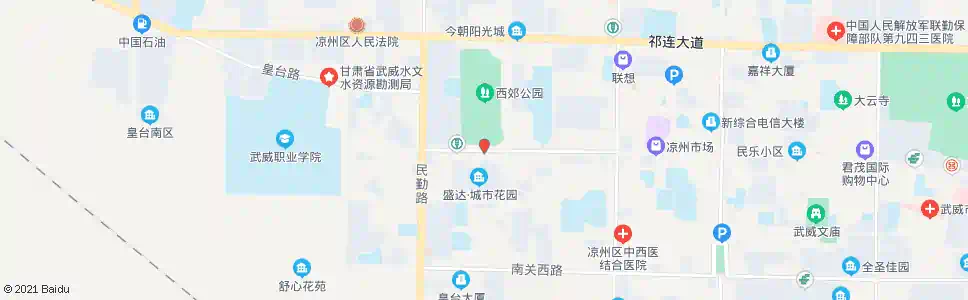 武威西郊公园_公交站地图_武威公交_妙搜公交查询2025