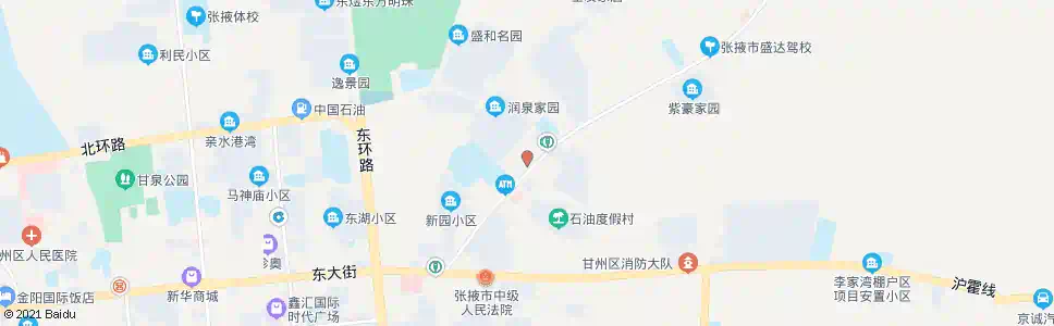 张掖七九六小区_公交站地图_张掖公交_妙搜公交查询2025