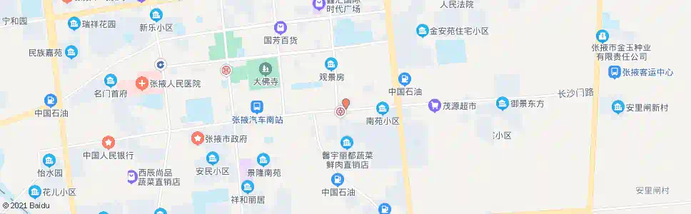张掖爱家装饰城_公交站地图_张掖公交_妙搜公交查询2025