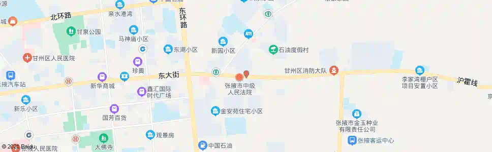 张掖华辰市场_公交站地图_张掖公交_妙搜公交查询2025