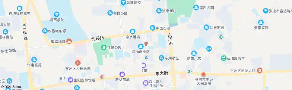 张掖马神庙小区_公交站地图_张掖公交_妙搜公交查询2025