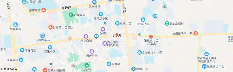 张掖区地税局_公交站地图_张掖公交_妙搜公交查询2025