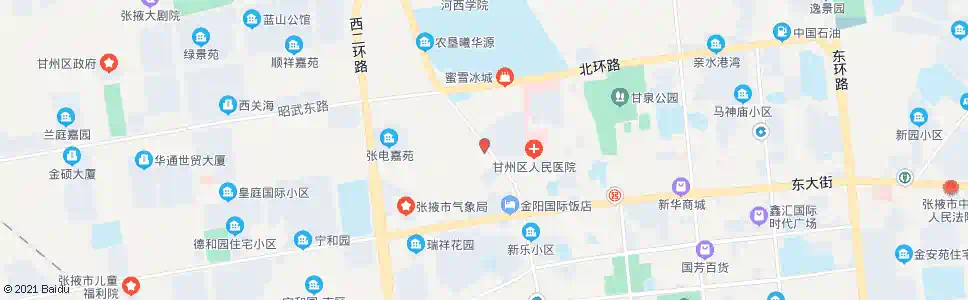 张掖新乐超市西关店_公交站地图_张掖公交_妙搜公交查询2025