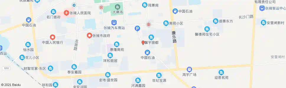 张掖南关菜市场_公交站地图_张掖公交_妙搜公交查询2025