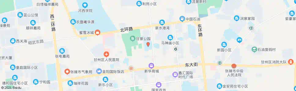 张掖张掖四中_公交站地图_张掖公交_妙搜公交查询2025