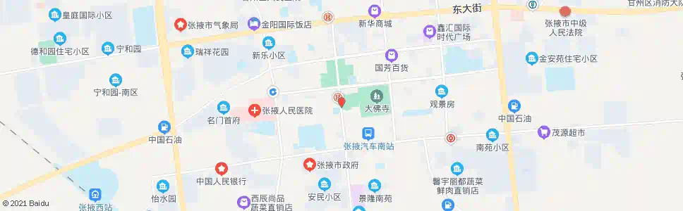 张掖邮政储蓄银行_公交站地图_张掖公交_妙搜公交查询2025