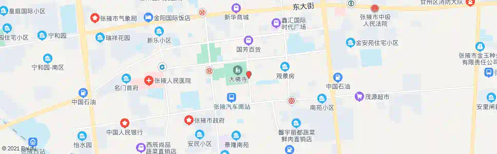 张掖南城巷口_公交站地图_张掖公交_妙搜公交查询2025