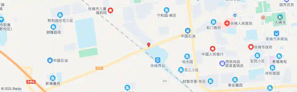 张掖南闸村_公交站地图_张掖公交_妙搜公交查询2025