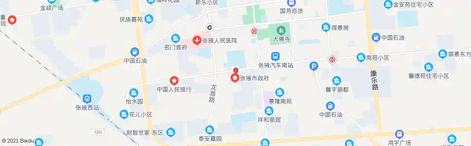 张掖军分区_公交站地图_张掖公交_妙搜公交查询2025