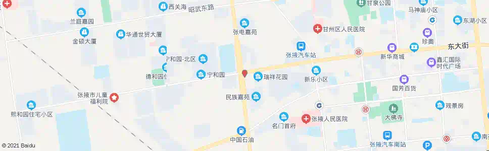 张掖河西水电_公交站地图_张掖公交_妙搜公交查询2025