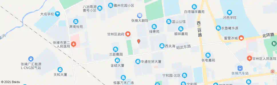 张掖平安保险公司_公交站地图_张掖公交_妙搜公交查询2025