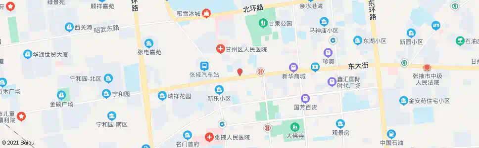 张掖电力大厦_公交站地图_张掖公交_妙搜公交查询2025