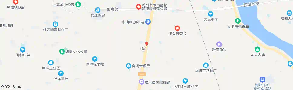 潮州六禾乡路口_公交站地图_潮州公交_妙搜公交查询2025