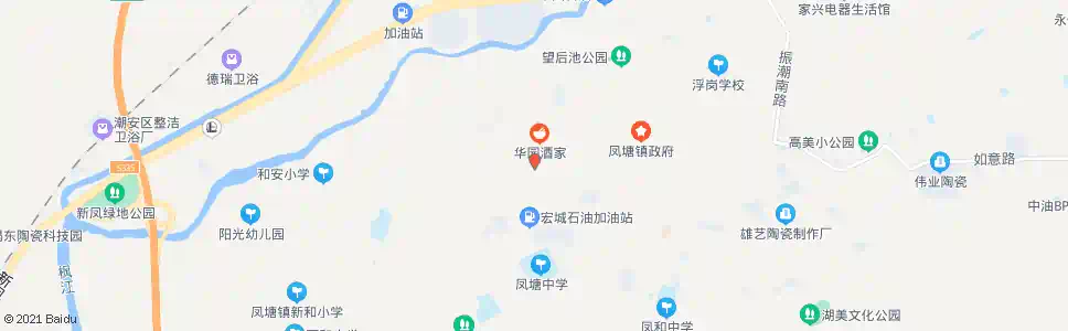 潮州鸿一_公交站地图_潮州公交_妙搜公交查询2025