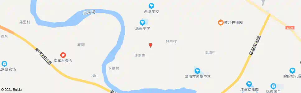 潮州溪头_公交站地图_潮州公交_妙搜公交查询2025